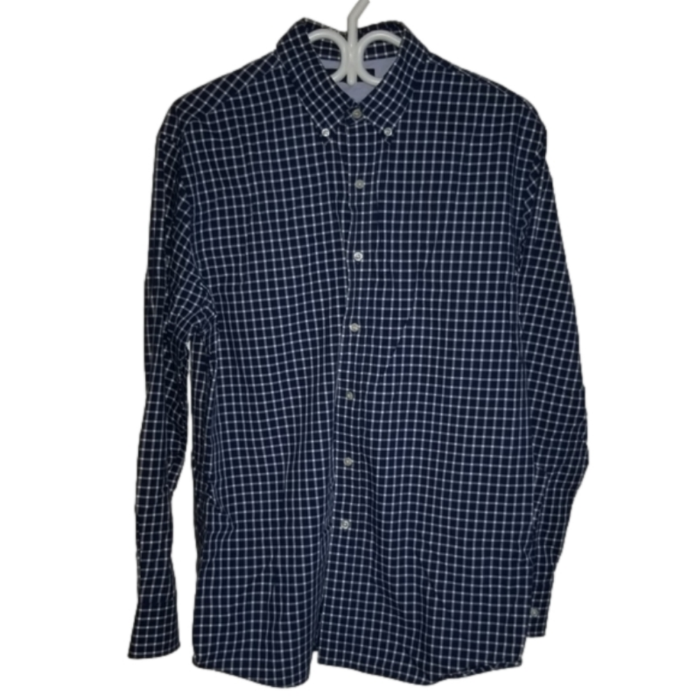 Tommy Hilfiger Long Sleeve Multicolour Button Down Size 16.5 Neck